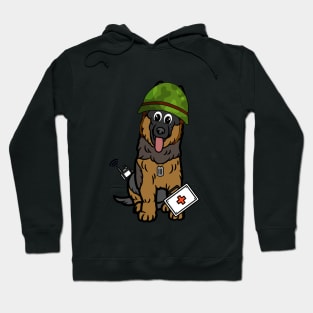 First aid military guard dog Hoodie